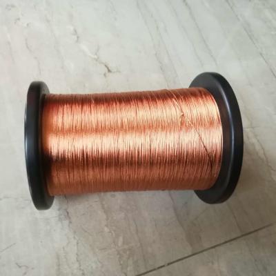 China 0.1mm*7 alambre fijado autoadhesivo de alta tensión de ruptura de cobre Litz alambre para transformador en venta