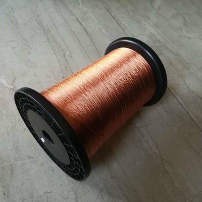 China 0.1mm X 35 Copper Litz Wire Solerable PU Enameled Copper Wire Class 155/180 en venta