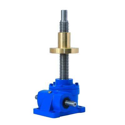 China Building Material Shops Europe Customized Rotating Jack Screw Mechanism Screw Jacks Reducer For Platform Height Adjustment for sale