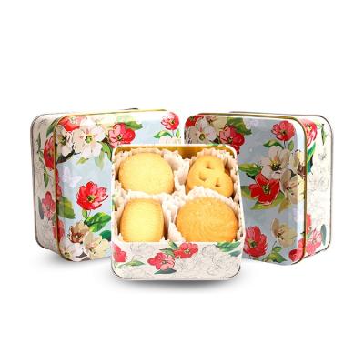 China Hot Selling Glucose Candy Butter Cookies Tin Box Candy Fortune Cookies for sale