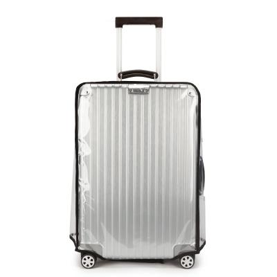 China Transparent PVC Rain Suitcase Cover Travel Rain Suitcase Cover Clear Dustproof Cover Waterproof Transparent Suitcase Cover for sale