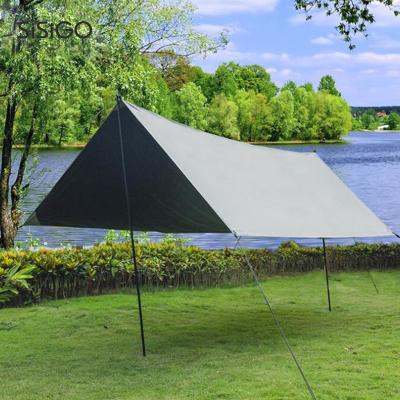 China SISIGO ST1013 Picnic Square Canopy Outdoor Portable Waterproof Sunshade Rain Tent Camping Shelter Straight Tying Type Tarps For Party Family for sale