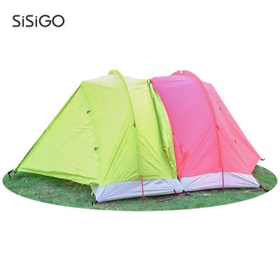 China SISIGO ST1009 New Factory Gazebo Extended Type Outdoor Lightweight Garden Spliced ​​Aluminum Pole Structure Glamping Adventure Travel Tent for sale