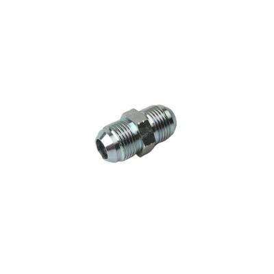 China Construction Machinery Stainless Steel Hydraulic 304 316 1/8 Adapter 3/16 1/4 5/16 3/8 1/2 37 Degree JIC/AN SAE Flare Male Tube Union JIc To Jic Fitting for sale