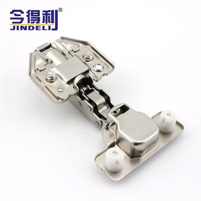 China Full 48mm 45mm Modern Euro Hinge Cabinet Furniture Covered 110 Degree Clip On Adjustable Concealed 3d Hinge With Euro Screws for sale