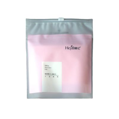 China Recyclable Custom Frosted Biodegradable Plastic Packaging Zipper Bags , T Shirt Swimwear Zip Lock Bags With Logo for sale