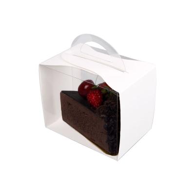 China Wholesale Logo Print Cardboard Paper Packaging Disposable Christmas Wedding Cake Box Christmas Disposable Cake Box for sale