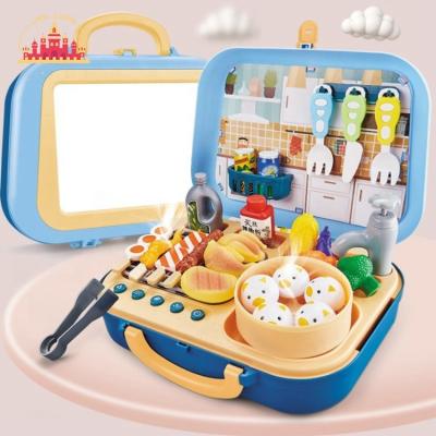 China Plastic early educational toy plastic children's family barbecue table toys play house kitchen toy SL10G023 for sale