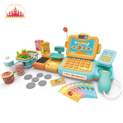 China Intelligent voice recognition plastic cash register machine toy with calculator and public announcement SL10D329 42.5*18.5*20.5cm for sale