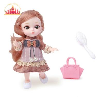 China Mini Customize DIY Toy Cute Orange Hair Doll Costume Toy For Children SL06A003 for sale