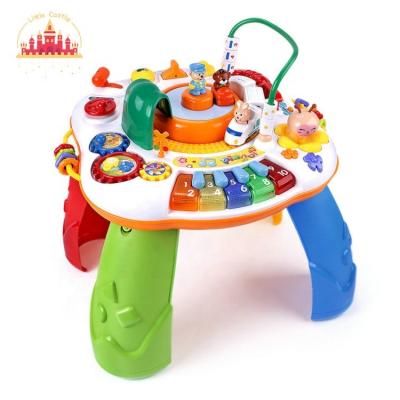 China Multifunctional plastic early educational toy kids game table SL12D002 41*41*42cm for sale