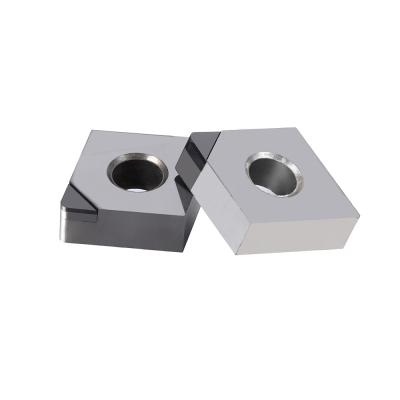 China Nonferrous Metal Full Face PCD Insert With Hole For Aluminum PCD Insert RPGW RFGN for sale