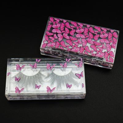 China Reusable Wholesale Custom 3D Eye Lashes Biodegradable Individual Eyelash With Tray for sale