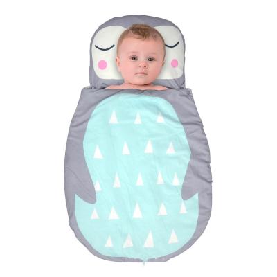 China Custom Design Unisex Breathable Manufacturer Softly Personalized Sleeping Bag Kids With Sleeves for sale