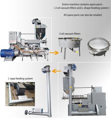 China Máquina industrial de la extracción de aceite del girasol de la máquina 310Kg/H de la prensa del aceite de cacahuete en venta