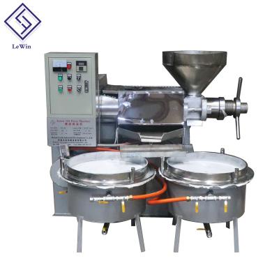 China Máquina de prensado de aceite de nuez de maní comestible con tornillo 6yl-120 automático para pequeñas empresas en venta