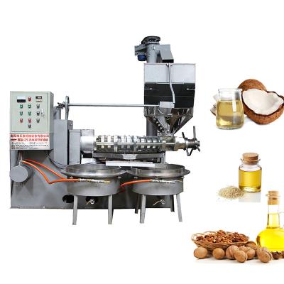 China High Efficiency Screw Type Press Machine / Screw Press Oil Extraction 6YL-160 for sale