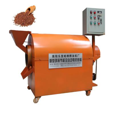 China Máquina industrial del asador del sésamo de la máquina de la asación de 50 kilogramos con la calefacción de gas en venta