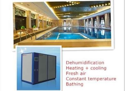 China 27KW Indoor Air Source Pool Heat Pump Dehumidification Fresh Air ,  Swimming Pool Pump System Pool Heat Pump for sale