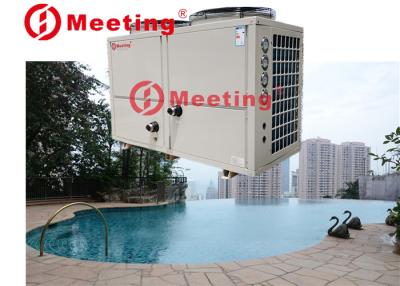 China Swim pool water cooling with titanium heat exchanger, above ground swimming pool heat pump,CE Certificate 26kw for sale