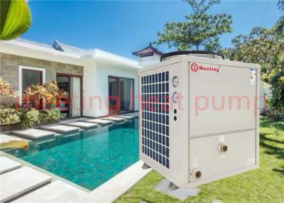 China 6P 25kW top blowing air source heat pump swimming pool low temperature unit household swimming pool heating thermostat for sale