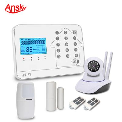 China gprs smart home wifi ip yard sms wireless gprs security alarms support all yosee ip camera 18*13.5*3cm for sale