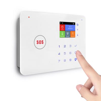 China Tuya Home 2.4G Wifi GSM Remote Control Smart Alarm Systems Security Home Alarm for sale