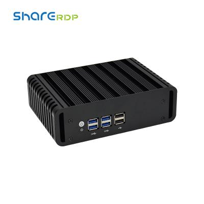 China I5 5th Gen 6360U 6200U Mini Industrial Computer 8USB LAN VGA HD Customizable Port Recessed Computer Fanless 4G/8G/16G DDR3/4 Optional for sale