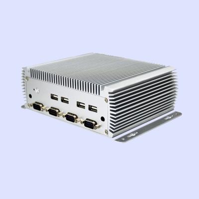 China Dual Core 4 Wire I3 I5 I7 Mini Linux Industrial PC 4GB 8GB Micro Fanless Desktop Computer For Digital TV Signage for sale