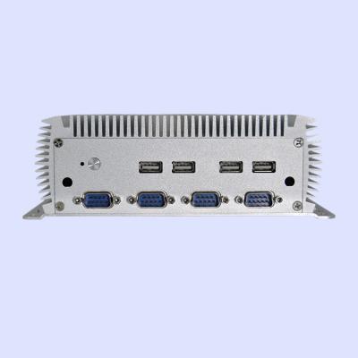 China No 6 Mini PC 4G 8G RAM Dual Core 2.2 GHz 2.7GHz Core I3 Industrial PC Mini Fanless 6 LAN 2 COM Port Computadora PC for sale