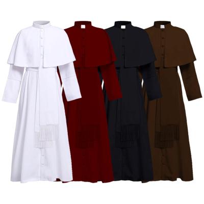 China China Manufacturer Direct Wholesale Polyester Windbreak Coat Formal Dress Medieval Men's Cloak for sale