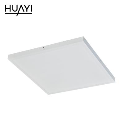 China HUAYI Contemporary High Brightness Surface Mounted 24w 36w Indoor Office Commercial Ceiling LED Panel Light for sale