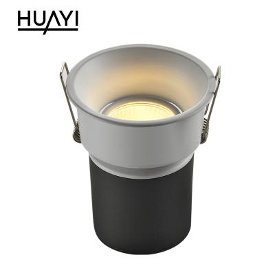 China HUAYI Factory Wholesale Modern Aluminum Alloy Adjustable Home Hotel Indoor Recessed Mounted Led Spotlights for sale