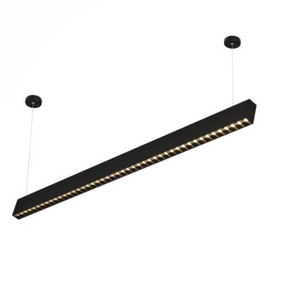 China Factory Wholesale HUAYI Office Suspended Trimless Linear Light Shapes Led Linear Light 1200mm 1500mm 4ft 8ft Led Shop Lighting Fixtures for sale