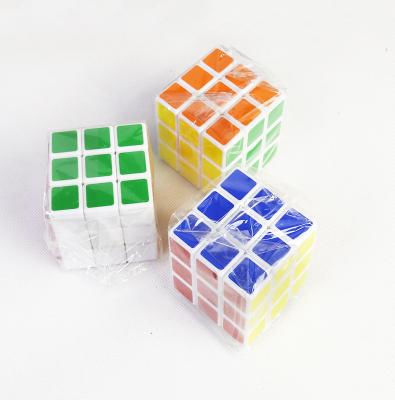 China Eco-friendly Educational 5.7X5.7X5.7cm Puzzle Toys Plastic Magic Cube For Kids for sale