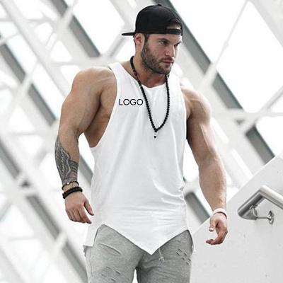 China Viable Custom Sport Active Sportswear Fitted Gym Wear Men Fitness Singlet Sports Vest Tank Tops Sleeveless Gym for sale