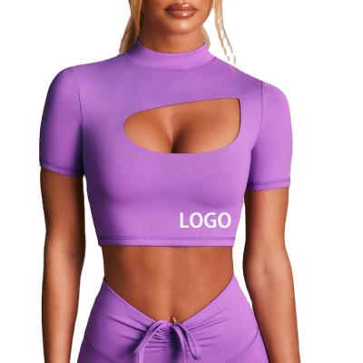 China Popular Yoga Gym Clothes Sportswear Bra Sportswear Bra Quick Dry Wholesale Well-Fitting Hollow Breathable Sports Bra for sale