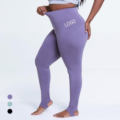 China Breathable Logo Training Clothes Custom Tights Legging For Simple Women Fitness Effect Workout Women TikTok Plus Size Women's Yoga Leggings for sale