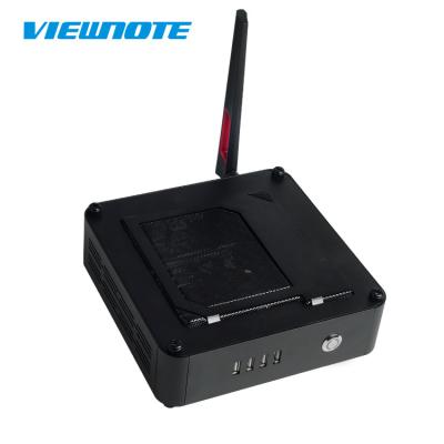 China Alloy metal case Viewnote HD video aluminum core I3 /I5/I7 the motherboard itx amd 10th mini desktop computer for sale