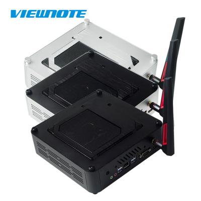 China Aluminum Alloy Metal Case Viewnote AM4 Socket R3 4350G/R5 4650G/R7 4750G Mini CPU PC Computer for sale