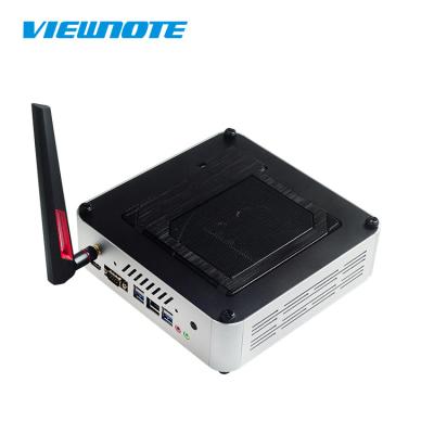 China Aluminum alloy metal case i7 10th gaming PC Intel R3 4350G / R5 4650G / R7 4750G win10 / Linux barebone mini PC for sale