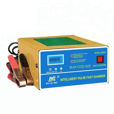 China Standard Electric Power Display Battery 12V24V 10A Smart Car Battery Fast Charger for sale