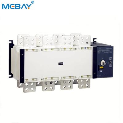 China Electric Manual Changeover Over ATS 1600A 4 Transfer Switch Poles 3 Phase Automatic Transfer Switch Controller Auto Changeover Change Over for sale