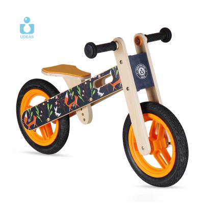 China Ride On Toy Popular Children Wood Running Balance Walking Bike Bikes Scooter No Pedals Baby Toddler Wooden Children Balance B for sale