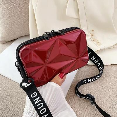 China Cavans HR19 Women Tote Bag Shoulder Bag Mini Luggage Suitcase Shape Women Brand PC Handbag Color Women Cross - Body Bags for sale