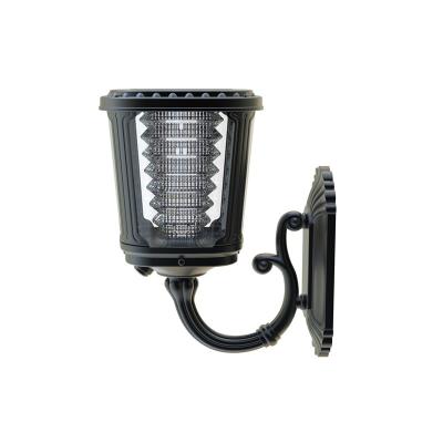 China Polycarbonate Led Outdoor Solar Powered Door Solar Post Wall Pillar Light Waterproof for sale