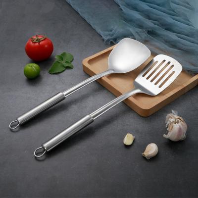 China Factory Wholesale 304 Stainless Steel Sustainable Light Luxury Spoon Shovel Utensils Set for sale