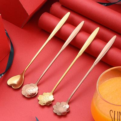 China Cheap Disposable Creative Custom Stainless Steel Silver Dessert Spoon Heart Shaped Spoon for sale