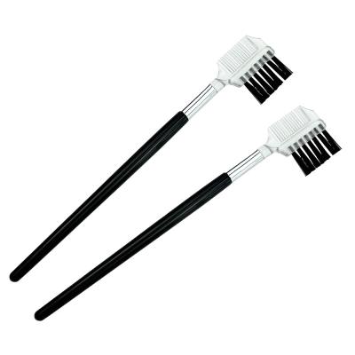 China Wholesale High Quality Durable Plastic Eyebrow Comb Eyelash Extension Brush for sale