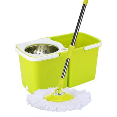 China 360 Swivel Magic Floor Sweeper Mop and Bucket Set Rotating Cleaning Bucket for sale